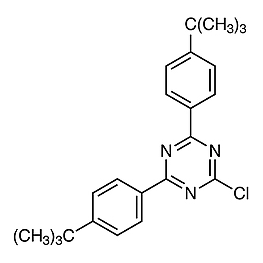 TCI 2,4-Bis[4-(tert-butyl)phenyl]-6-chloro-1,3,5-triazine