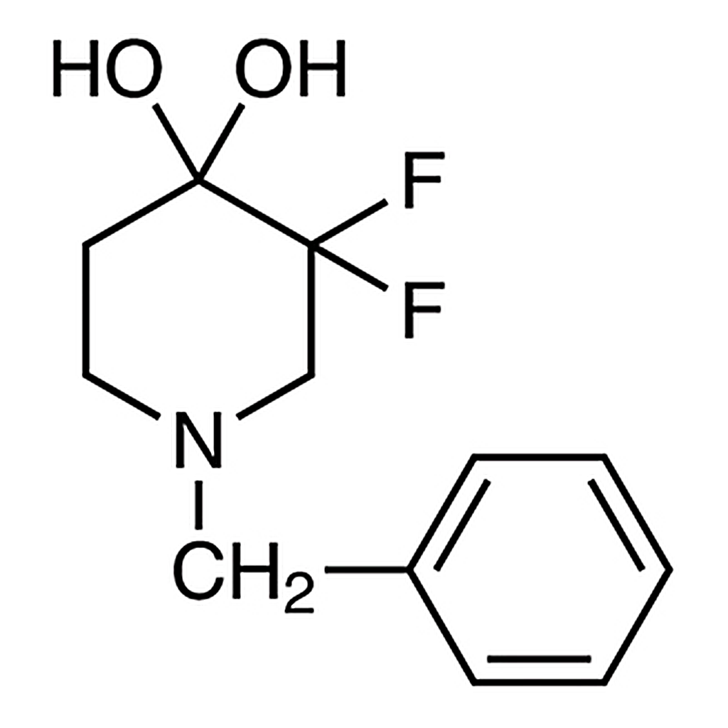 TCI 1-Benzyl-3,3-difluoropiperidine-4,4-diol