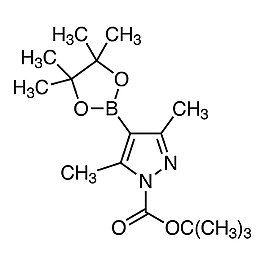 TCI 1-(tert-Butoxycarbonyl)-3,5-dimethyl-4-(4,4,5,5-tetramethyl-1,3,2-dioxaborolan-2-yl)pyrazole