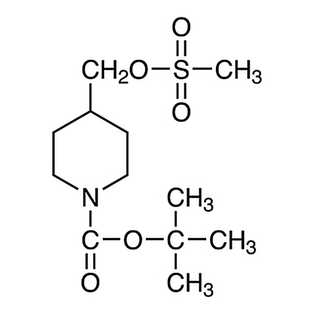 TCI tert-Butyl 4-[[(Methylsulfonyl)oxy]methyl]piperidine-1-carboxylate