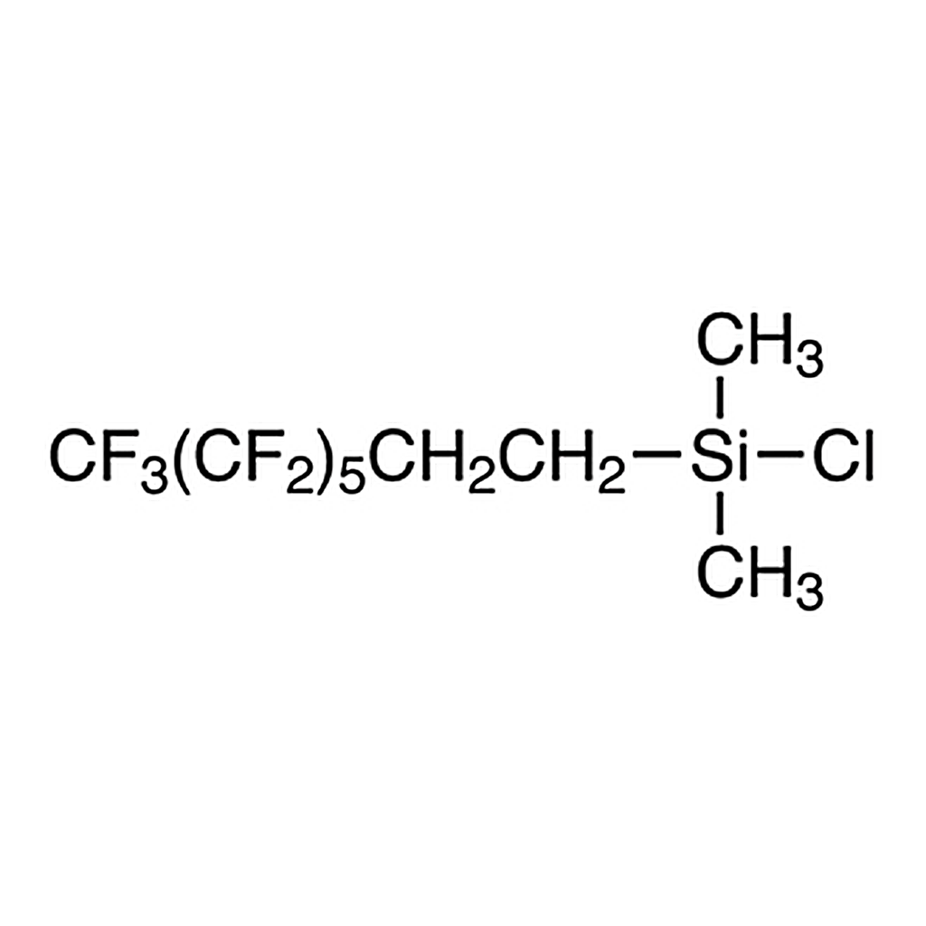 TCI Chlorodimethyl(3,3,4,4,5,5,6,6,7,7,8,8,8-tridecafluoro-n-octyl)silane (stabilized with Copper chip)