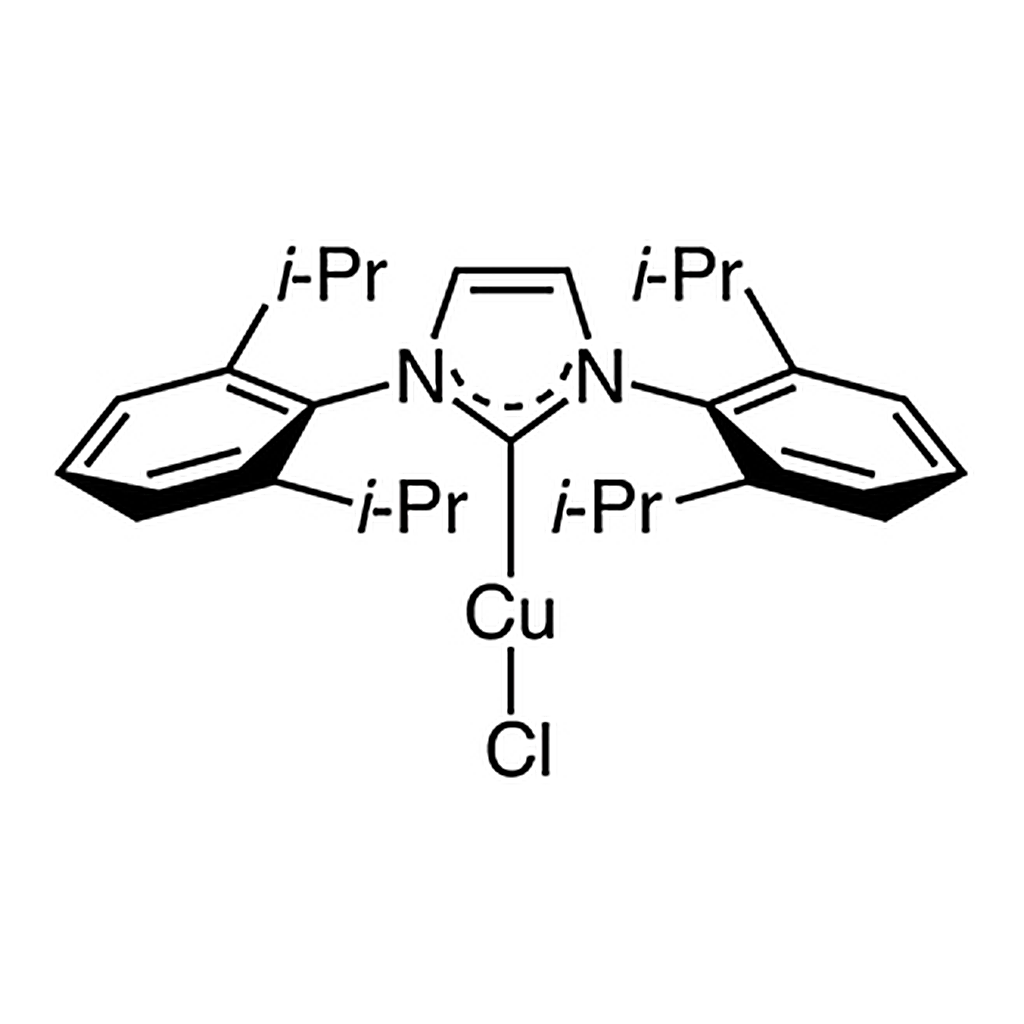 TCI Chloro[1,3-bis(2,6-diisopropylphenyl)imidazol-2-ylidene]copper(I)