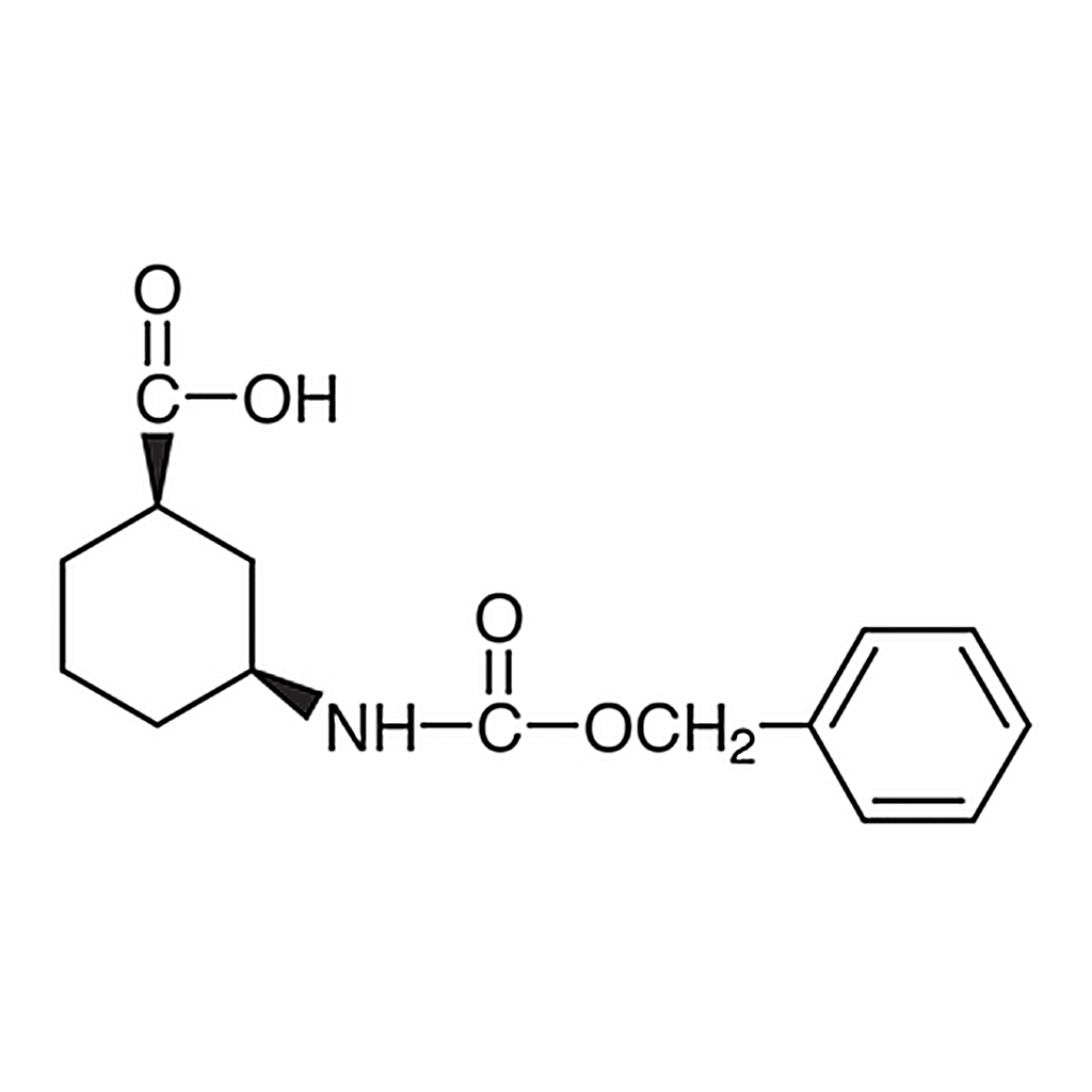 TCI (1R,3S)-3-(Carbobenzoxyamino)cyclohexanecarboxylic Acid