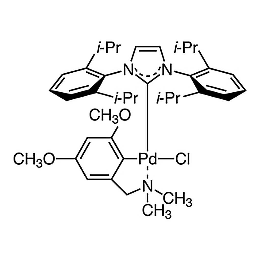 TCI Chloro[[1,3-bis(2,6-diisopropylphenyl)imidazol-2-ylidene](N,N-dimethyl-3,5-dimethoxybenzylamine)palladium(II)]