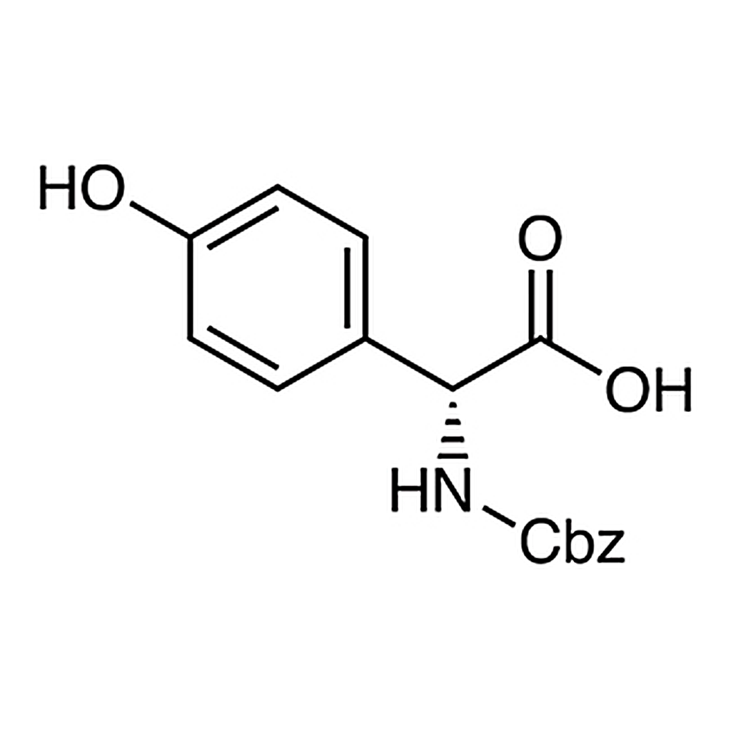 TCI N-Carbobenzoxy-4-hydroxy-D-2-phenylglycine