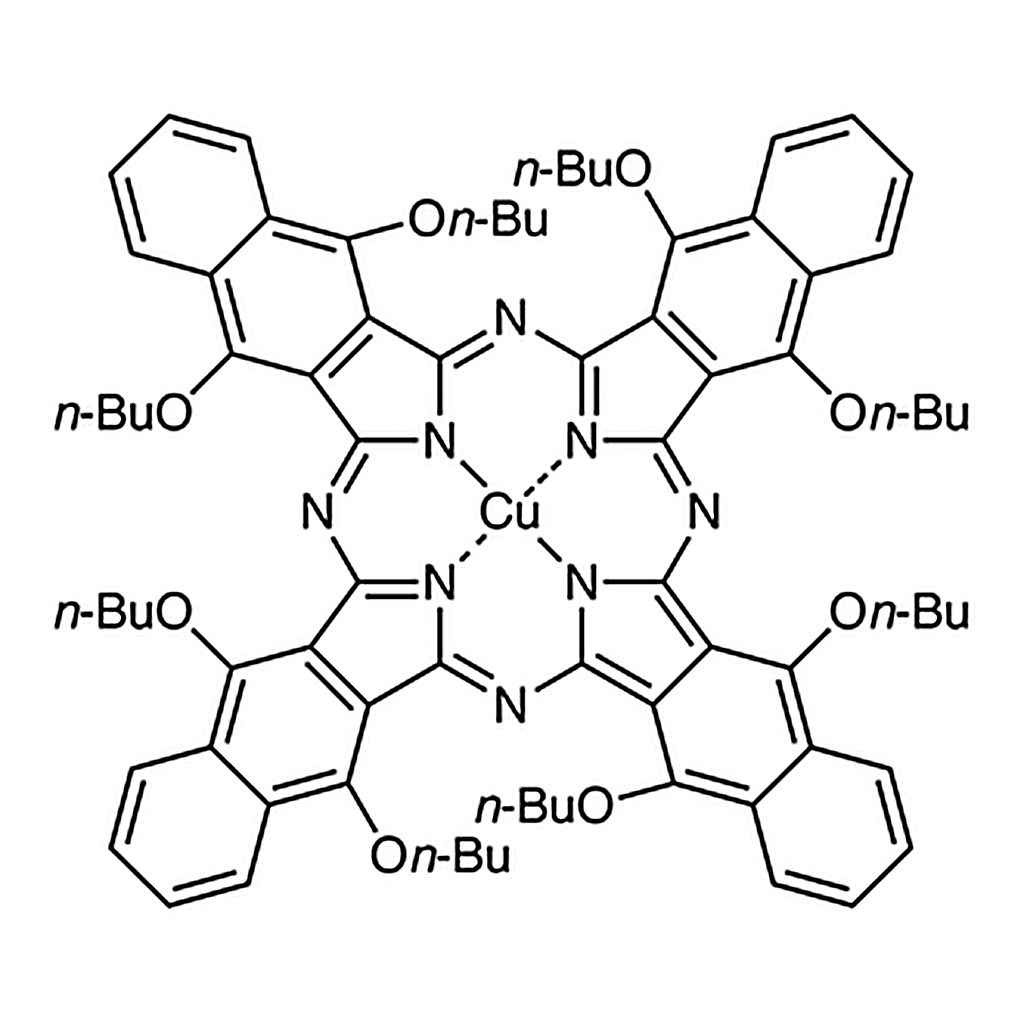 TCI Copper(II) 5,9,14,18,23,27,32,36-Octabutoxy-2,3-naphthalocyanine