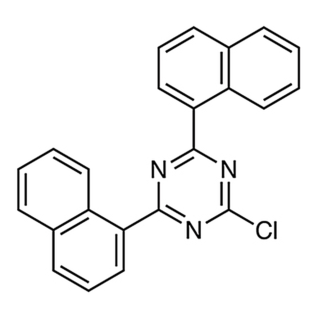 TCI 2-Chloro-4,6-di(naphthalen-1-yl)-1,3,5-triazine