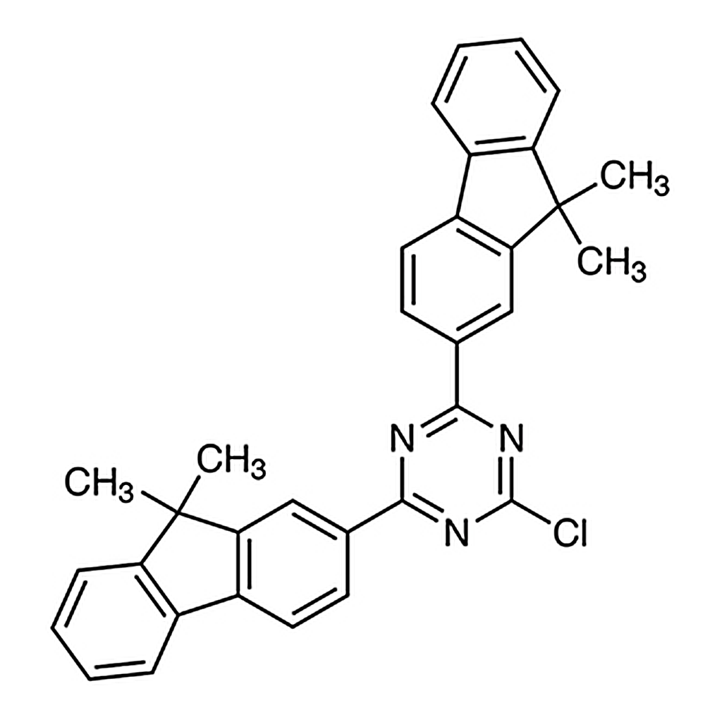 TCI 2-Chloro-4,6-bis(9,9-dimethyl-9H-fluoren-2-yl)-1,3,5-triazine