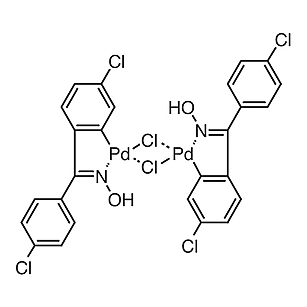 TCI Di-mu-chlorobis[5-chloro-2-[(4-chlorophenyl)(hydroxyimino)methyl]phenyl]palladium(II) Dimer