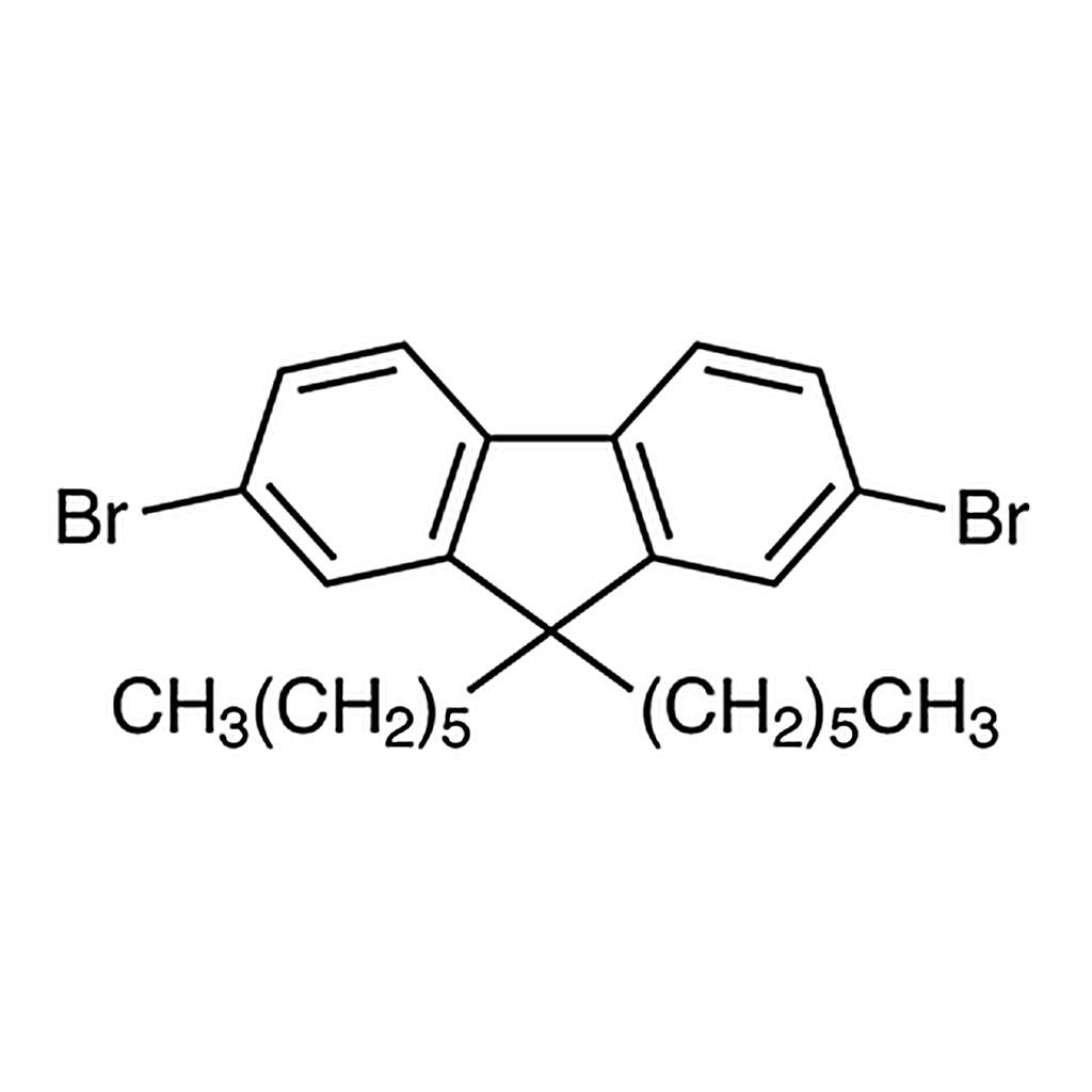 TCI 2,7-Dibromo-9,9-dihexylfluorene