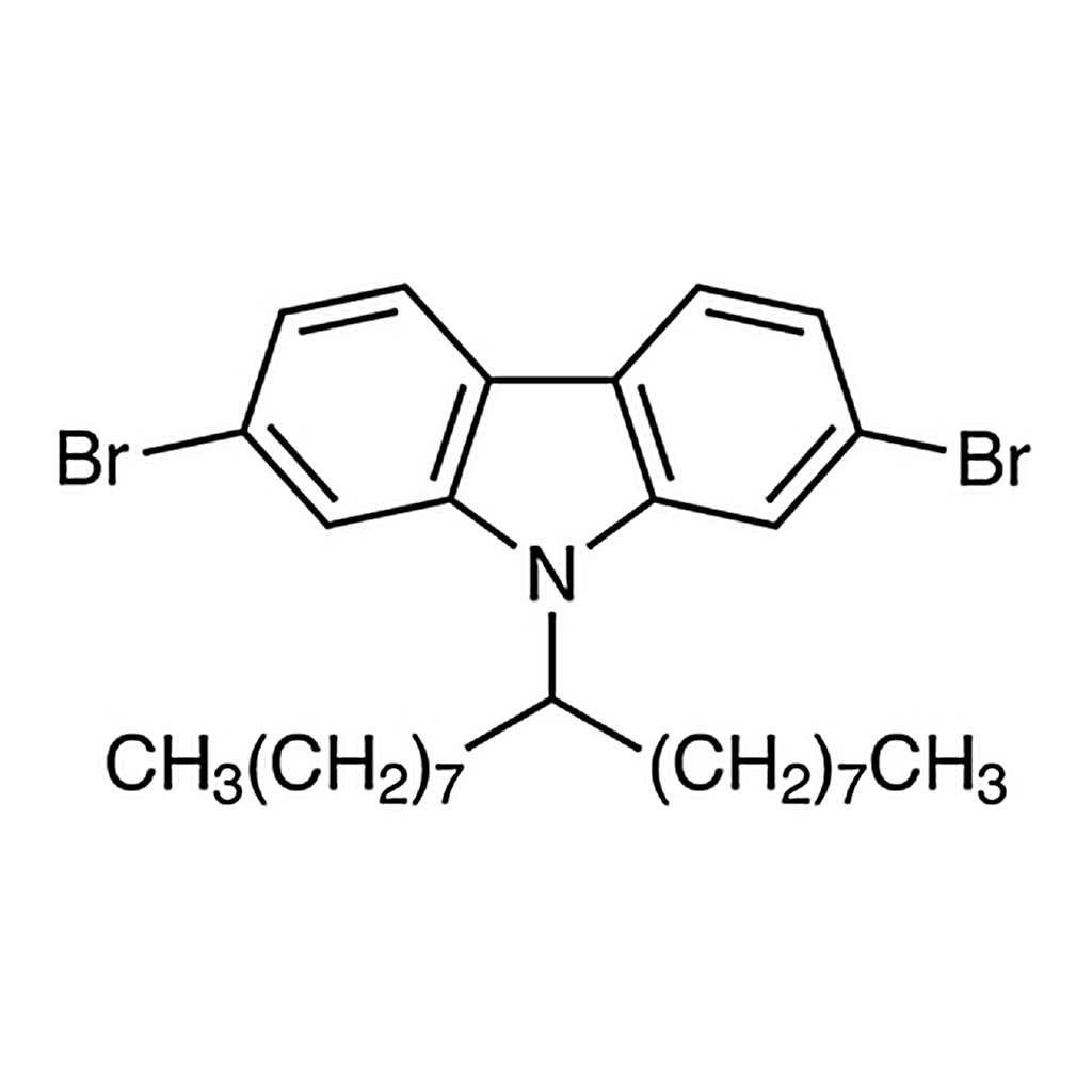 TCI 2,7-Dibromo-9-(9-heptadecyl)carbazole