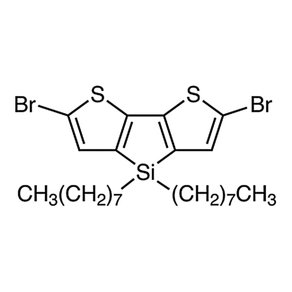 TCI 2,6-Dibromo-4,4-di-n-octyldithieno[3,2-b:2',3'-d]silole