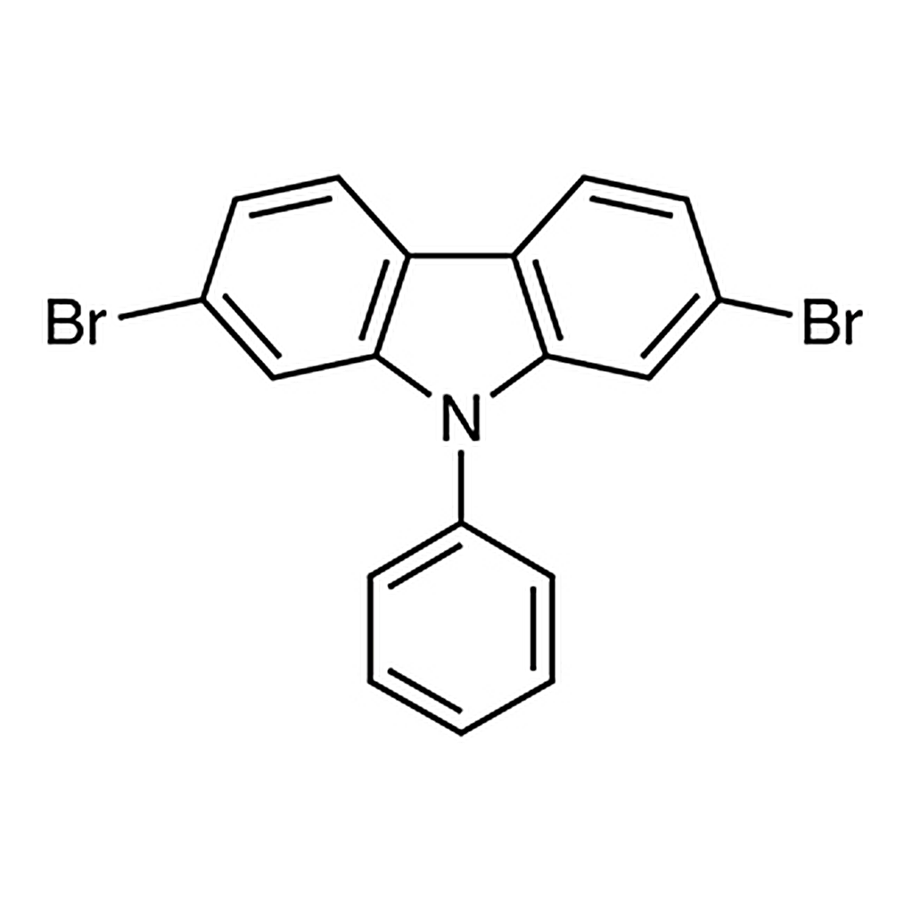TCI 2,7-Dibromo-9-phenylcarbazole
