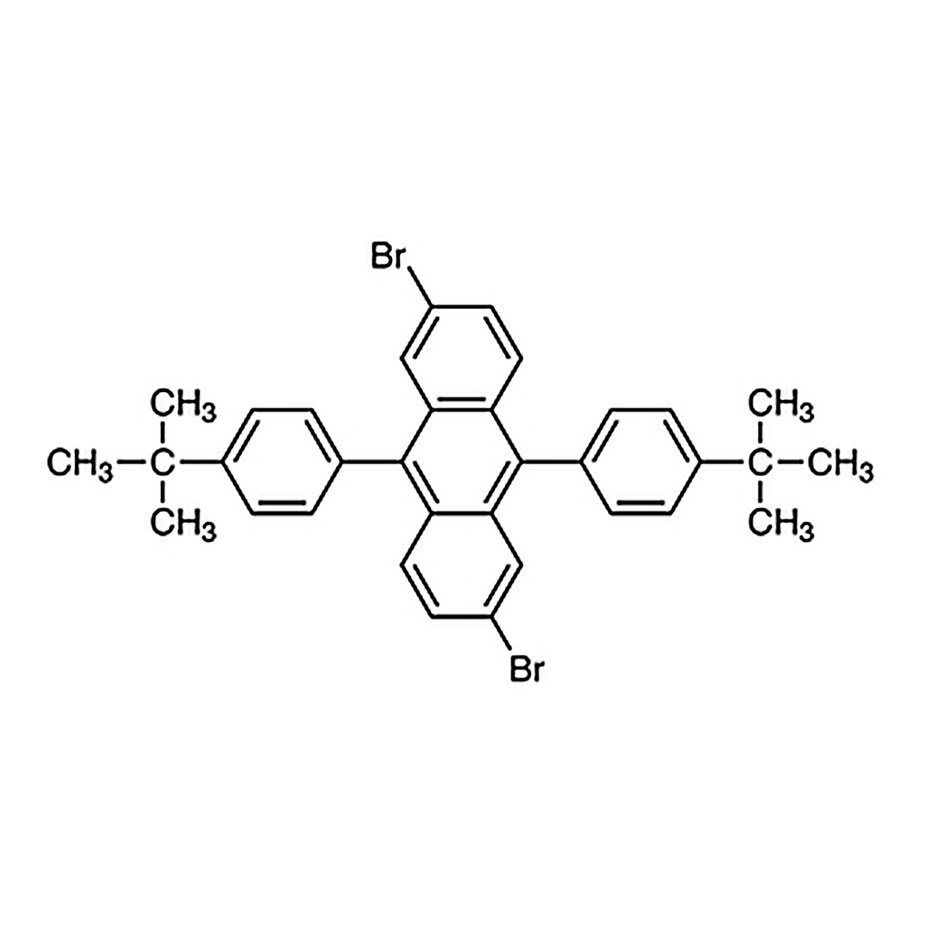 TCI 2,6-Dibromo-9,10-bis(4-tert-butylphenyl)anthracene
