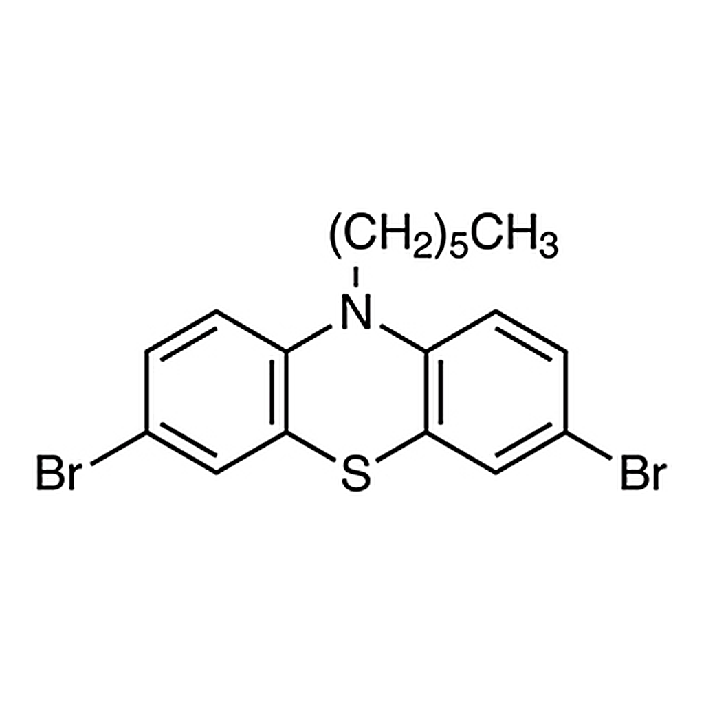 TCI 3,7-Dibromo-10-hexylphenothiazine