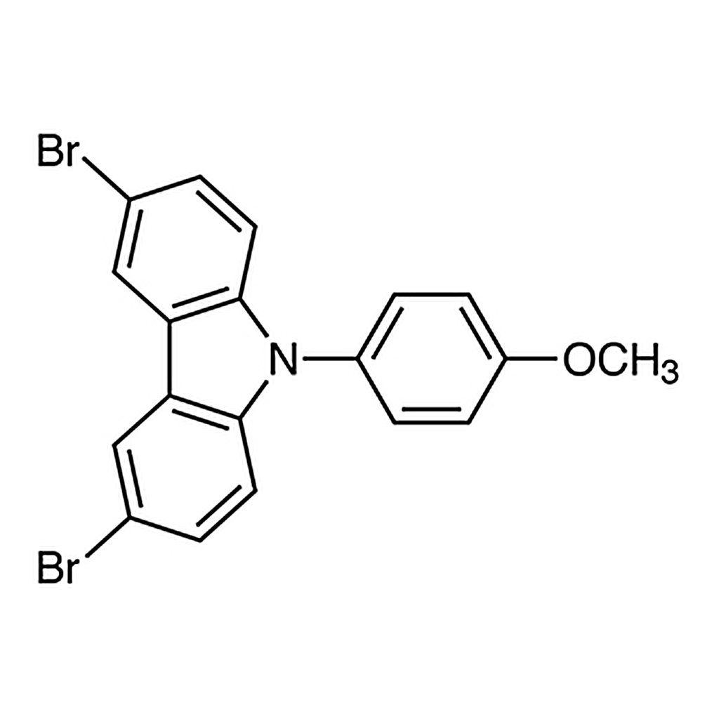 TCI 3,6-Dibromo-9-(4-methoxyphenyl)-9H-carbazole