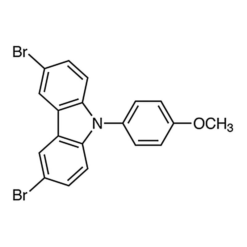 TCI 3,6-Dibromo-9-(4-methoxyphenyl)-9H-carbazole