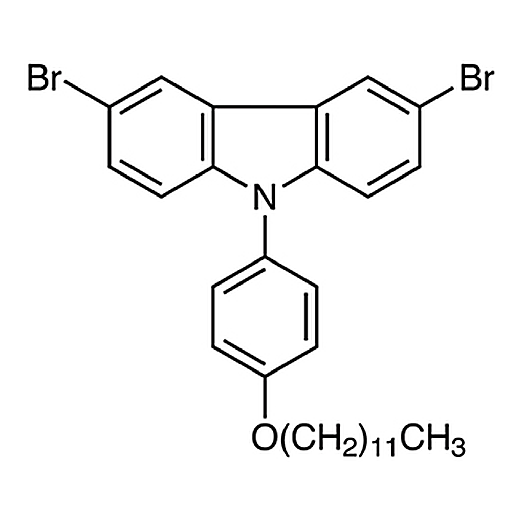 TCI 3,6-Dibromo-9-(4-dodecyloxyphenyl)-9H-carbazole