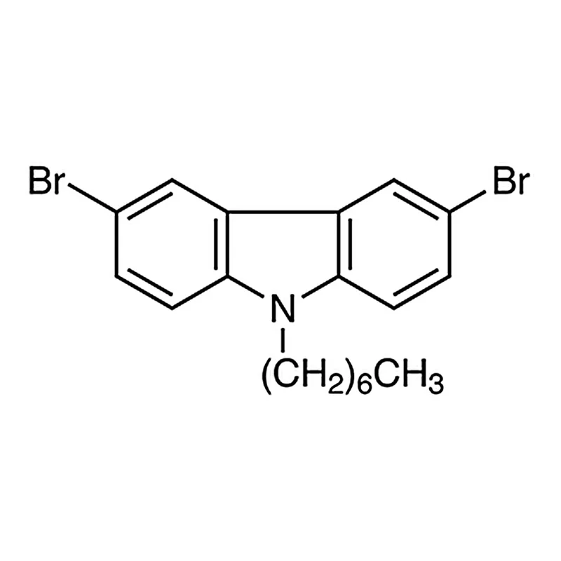 TCI 3,6-Dibromo-9-heptyl-9H-carbazole