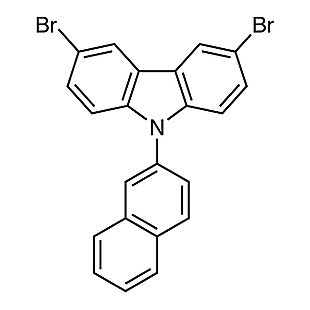 TCI 3,6-Dibromo-9-(2-naphthalenyl)-9H-carbazole