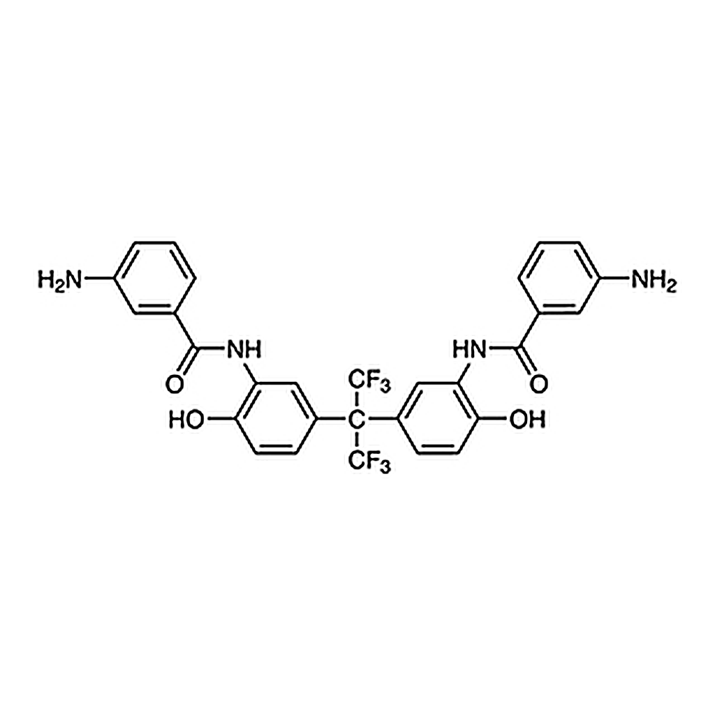 TCI 2,2-Bis(3-(3-aminobenzoylamino)-4-hydroxyphenyl)hexafluoropropane