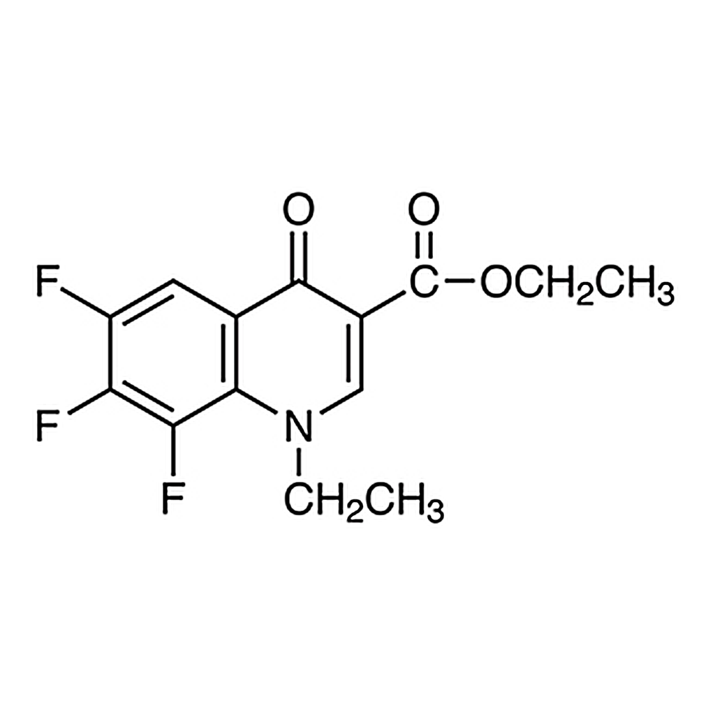 TCI Ethyl 1-Ethyl-6,7,8-trifluoro-1,4-dihydro-4-oxo-3-quinolinecarboxylate