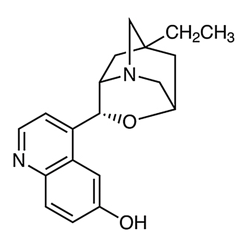 TCI (1R,3S,5R,7R,8aS)-7-Ethylhexahydro-1-(6-hydroxy-4-quinolinyl)-3,7-methano-1H-pyrrolo[2,1-c][1,4]oxazine