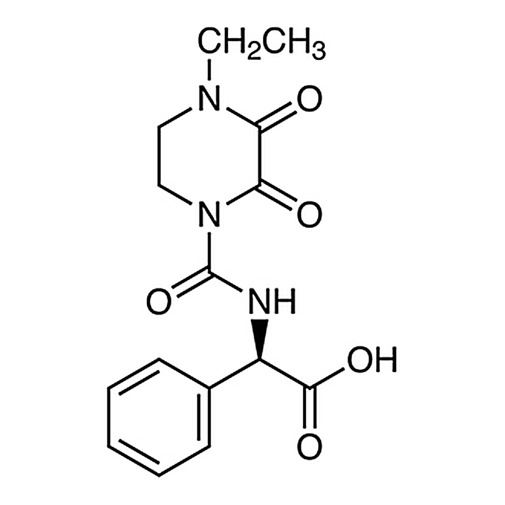 TCI (R)-(-)-α-[[(4-Ethyl-2,3-dioxo-1-piperazinyl)carbonyl]amino]benzeneacetic Acid