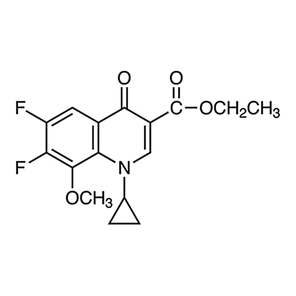 TCI Ethyl 1-Cyclopropyl-6,7-difluoro-1,4-dihydro-8-methoxy-4-oxo-3-quinolinecarboxylate