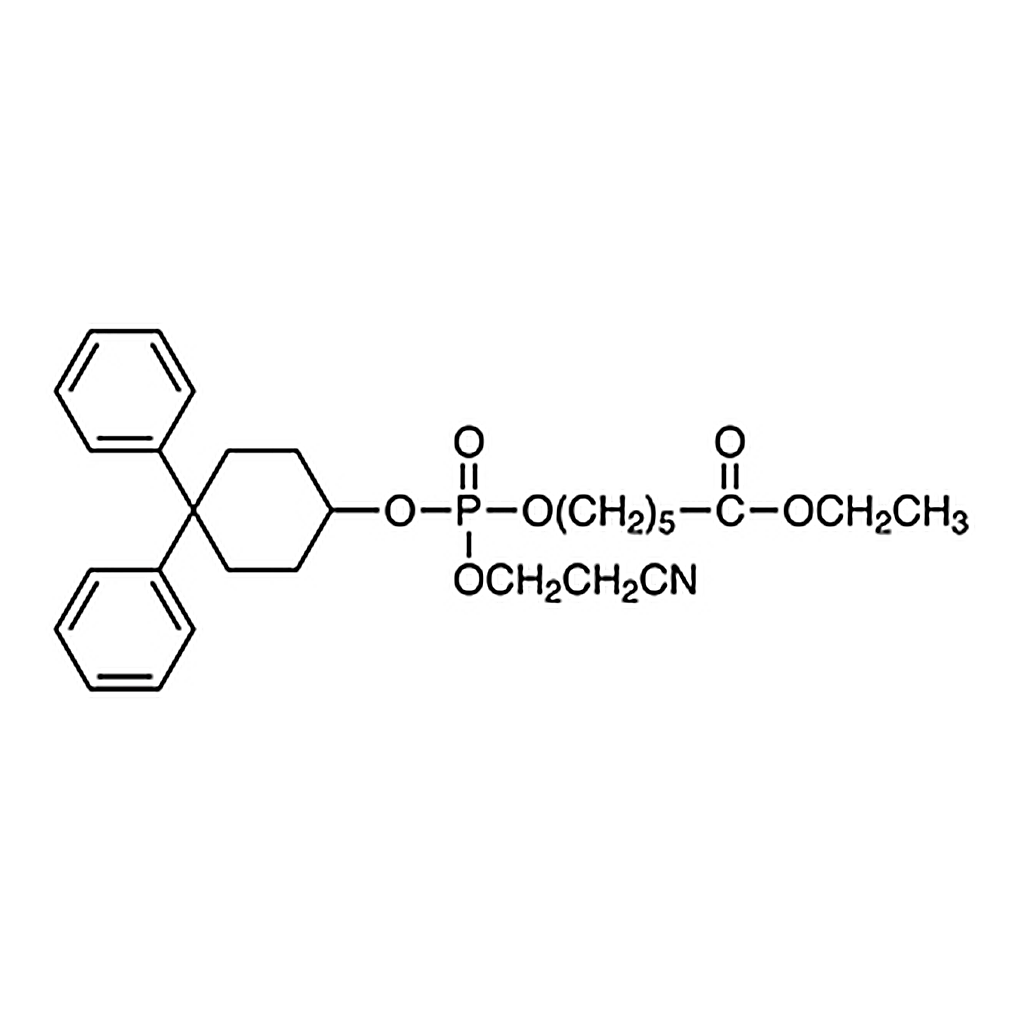 TCI Ethyl 6-[(2-Cyanoethoxy)(4,4-diphenylcyclohexyloxy)phosphoryloxy]hexanoate