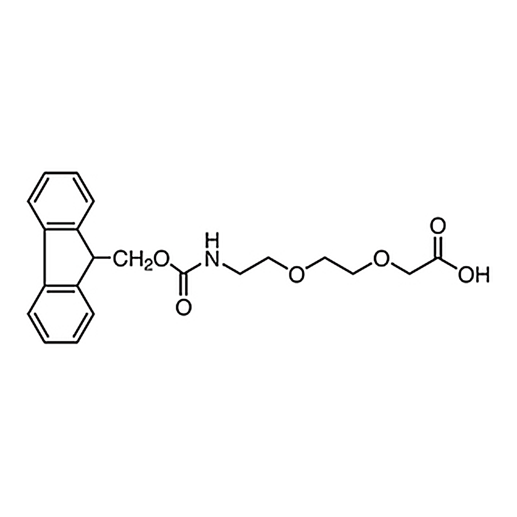 TCI 8-[(9H-Fluoren-9-ylmethoxy)carbonylamino]-3,6-dioxa-n-octanoic Acid