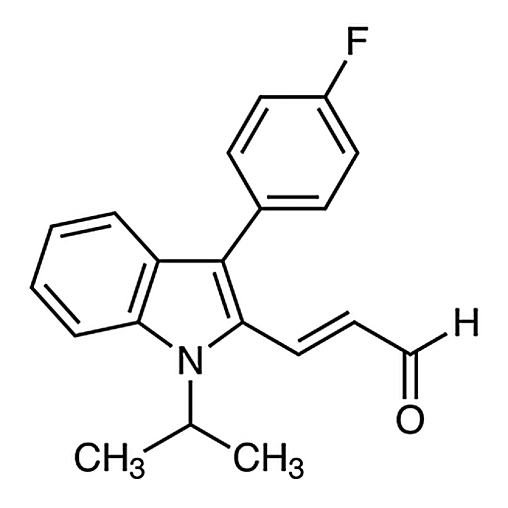 TCI (E)-3-[3-(4-Fluorophenyl)-1-isopropylindol-2-yl]acrolein
