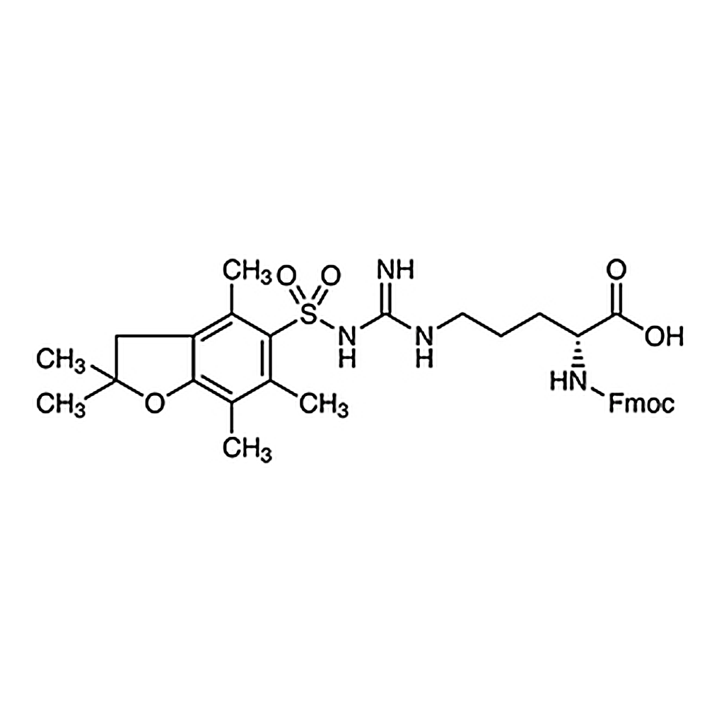 TCI Nα-[(9H-Fluoren-9-ylmethoxy)carbonyl]-Nω-(2,2,4,6,7-pentamethyldihydrobenzofuran-5-sulfonyl)-D-arginine