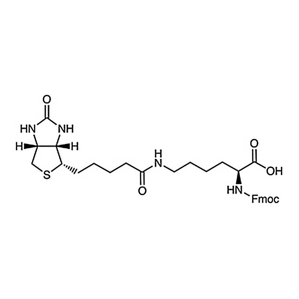 TCI Nα-[(9H-Fluoren-9-ylmethoxy)carbonyl]-Nε-biotinyl-L-lysine