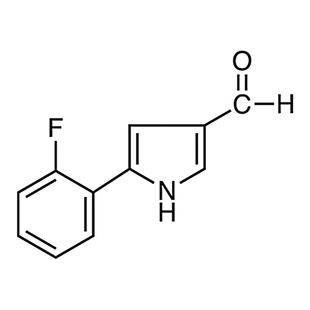 TCI 5-(2-Fluorophenyl)pyrrole-3-carboxaldehyde