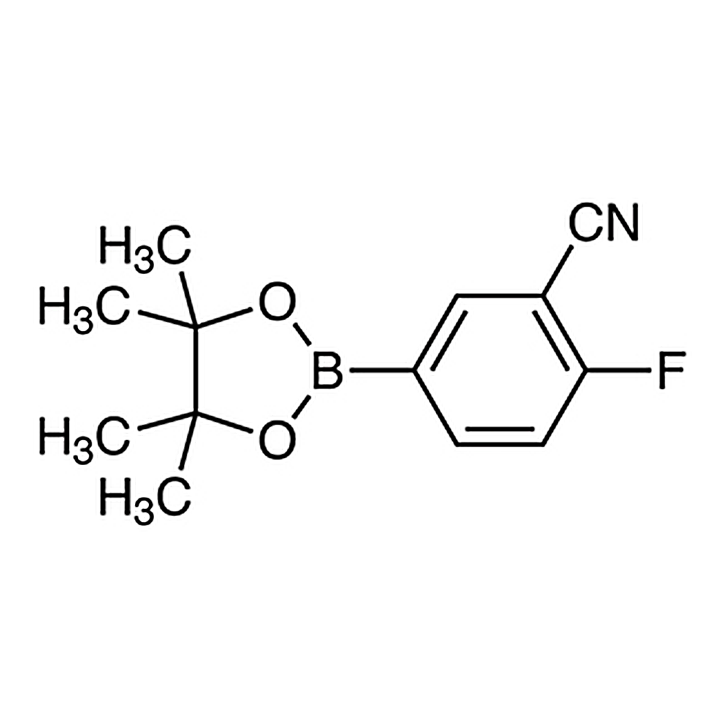 TCI 2-Fluoro-5-(4,4,5,5-tetramethyl-1,3,2-dioxaborolan-2-yl)benzonitrile