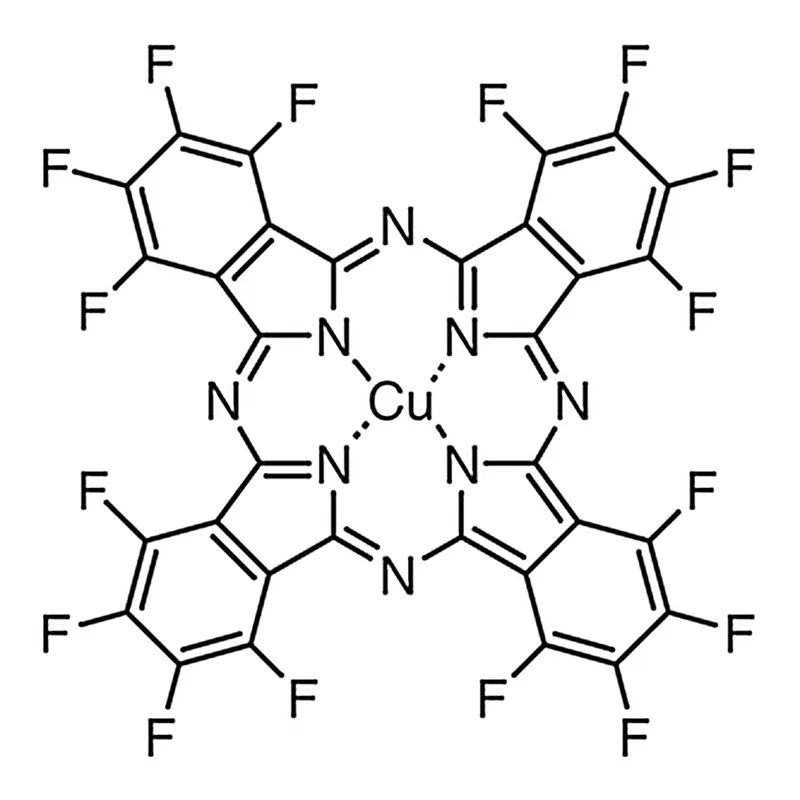TCI 1,2,3,4,8,9,10,11,15,16,17,18,22,23,24,25-Hexadecafluorophthalocyanine Copper(II) (purified by sublimation)