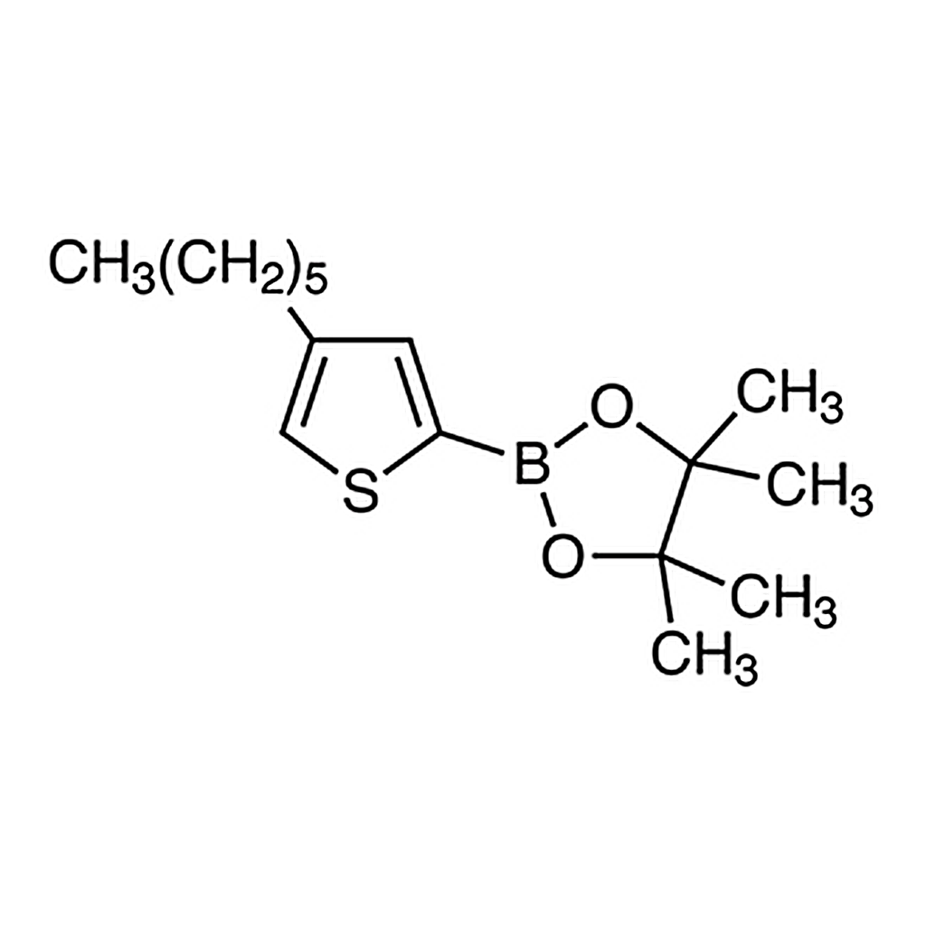 TCI 4-Hexyl-2-(4,4,5,5-tetramethyl-1,3,2-dioxaborolan-2-yl)thiophene