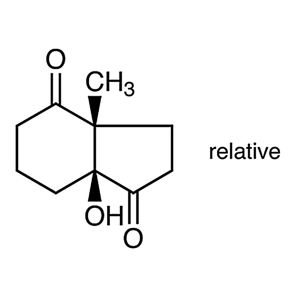 TCI (±)-cis-6-Hydroxy-1-methylbicyclo[4.3.0]nonane-2,7-dione