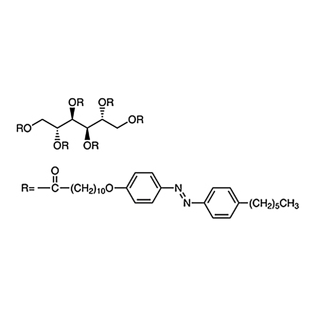 TCI 1,2,3,4,5,6-Hexa-O-[11-[4-(4-hexylphenylazo)phenoxy]undecanoyl]-D-mannitol