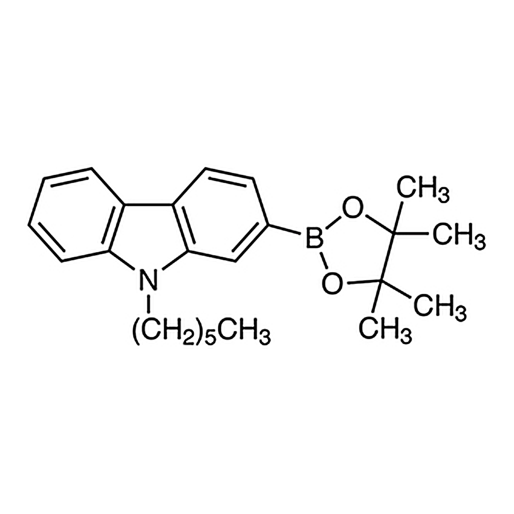 TCI 9-Hexyl-2-(4,4,5,5-tetramethyl-1,3,2-dioxaborolan-2-yl)-9H-carbazole