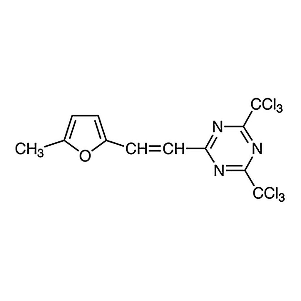 TCI 2-[2-(5-Methylfuran-2-yl)vinyl]-4,6-bis(trichloromethyl)-1,3,5-triazine
