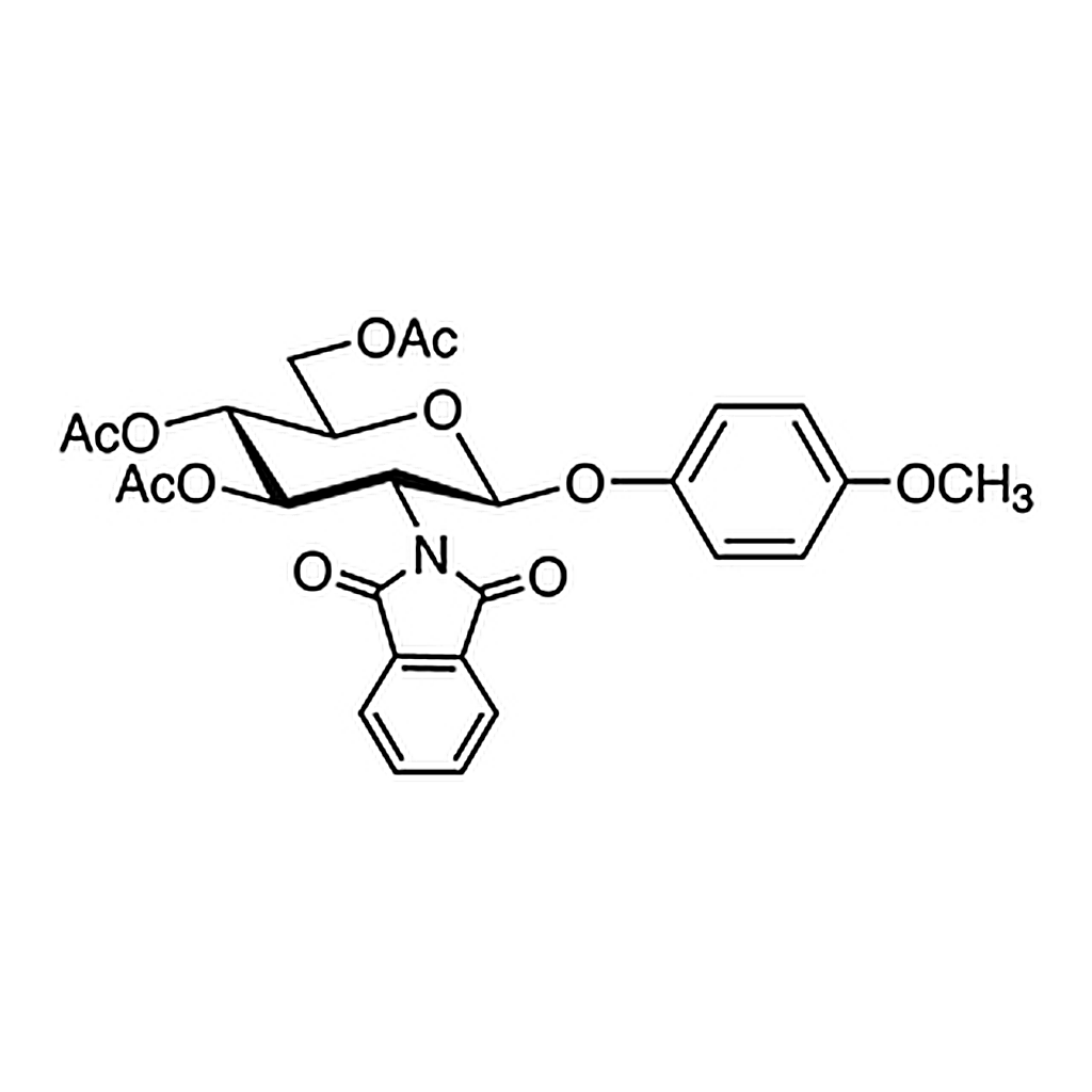 TCI 4-Methoxyphenyl 3,4,6-Tri-O-acetyl-2-deoxy-2-phthalimido-β-D-glucopyranoside