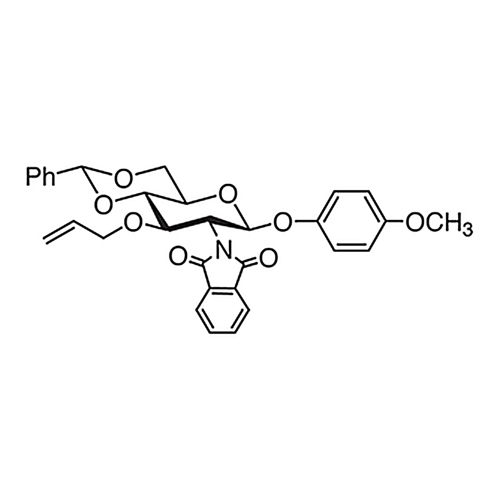TCI 4-Methoxyphenyl 3-O-Allyl-4,6-O-benzylidene-2-deoxy-2-phthalimido-β-D-glucopyranoside