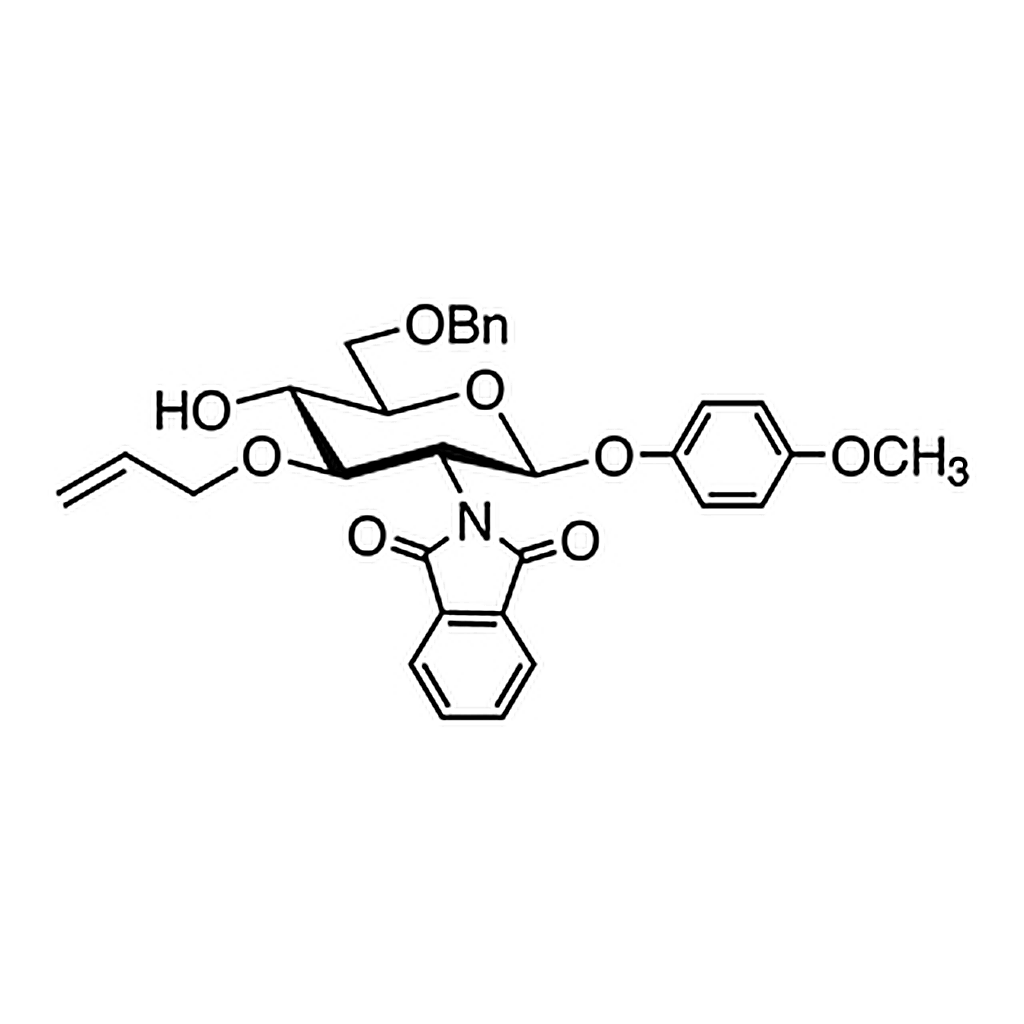 TCI 4-Methoxyphenyl 3-O-Allyl-6-O-benzyl-2-deoxy-2-phthalimido-β-D-glucopyranoside