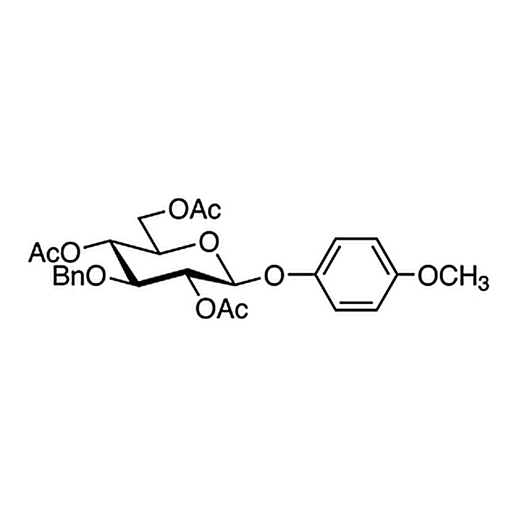 TCI 4-Methoxyphenyl 2,4,6-Tri-O-acetyl-3-O-benzyl-β-D-glucopyranoside