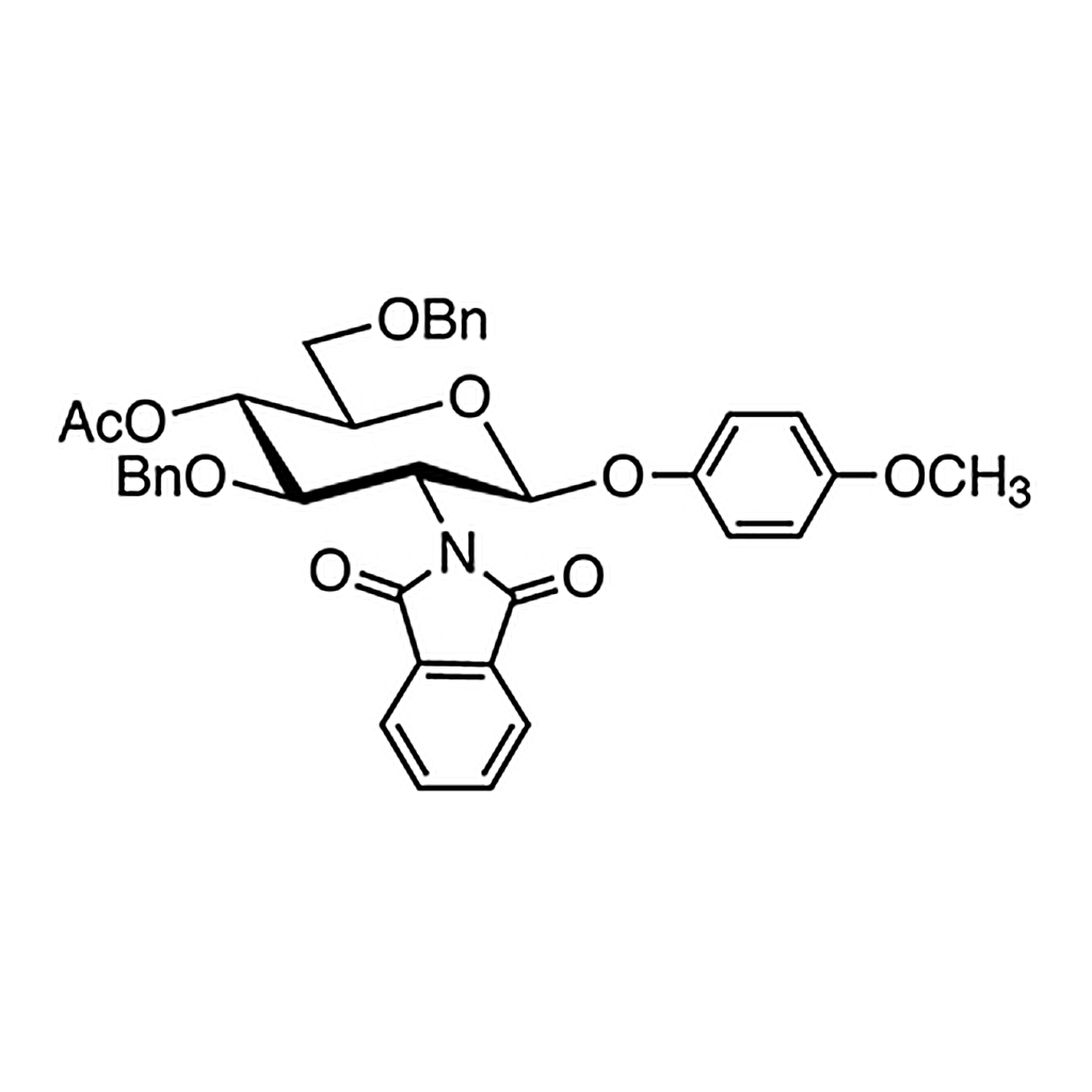 TCI 4-Methoxyphenyl 4-O-Acetyl-3,6-di-O-benzyl-2-deoxy-2-phthalimido-β-D-glucopyranoside