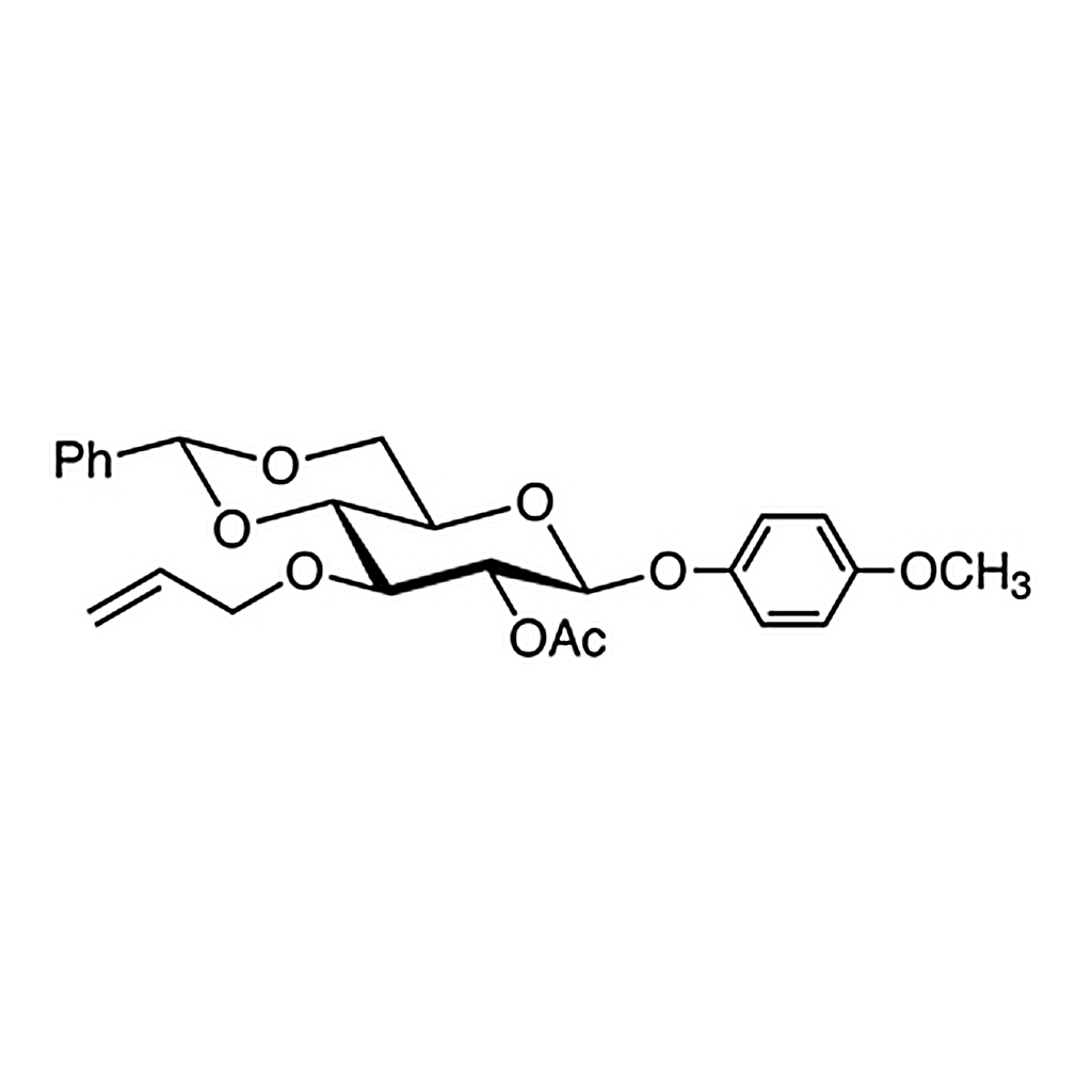 TCI 4-Methoxyphenyl 2-O-Acetyl-3-O-allyl-4,6-O-benzylidene-β-D-glucopyranoside