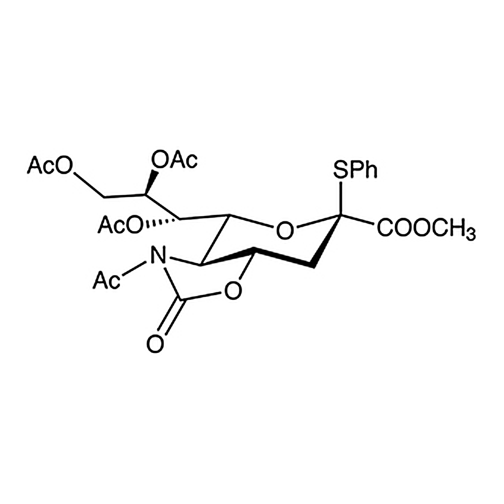 TCI Methyl 5-Acetamido-7,8,9-tri-O-acetyl-5-N,4-O-carbonyl-3,5-dideoxy-2-S-phenyl-2-thio-D-glycero-β-D-galacto-2-nonulopyranosylonate