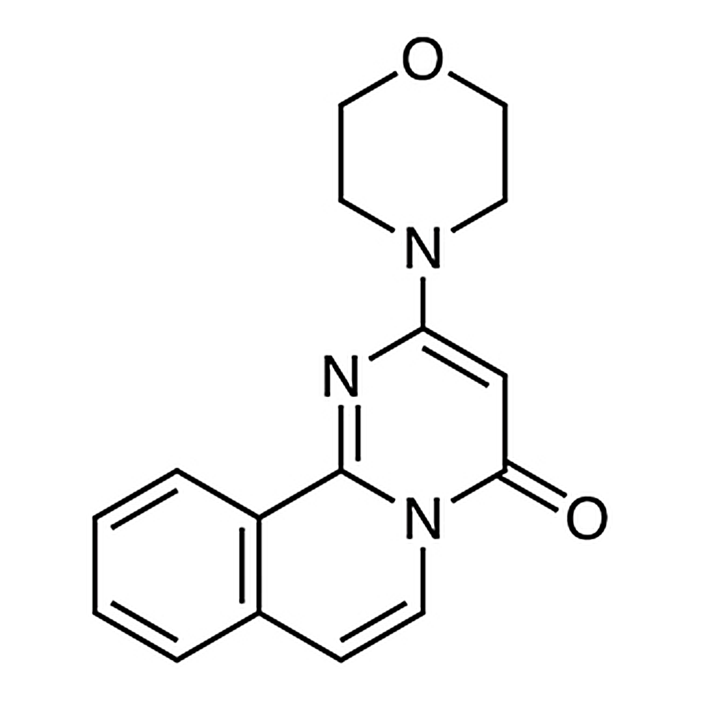 TCI 2-Morpholino-4H-pyrimido[2,1-a]isoquinolin-4-one